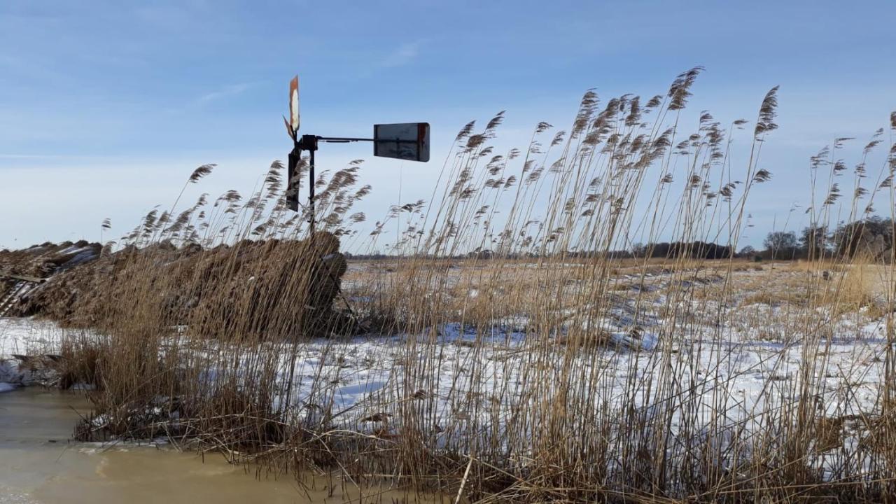 Wuivend Riet Gelegen Op Resort Venetie Giethoorn Exterior foto